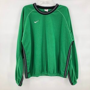 Nike dri fit kelly green fleece pull over